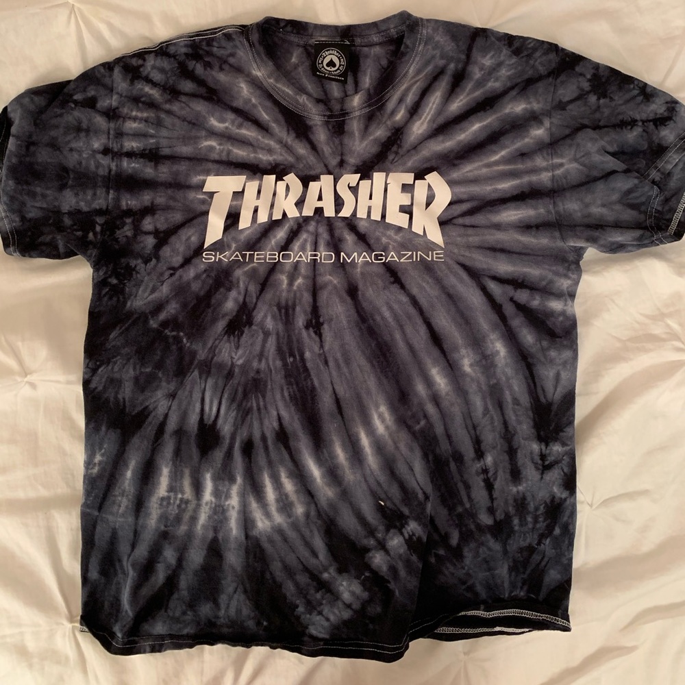 tie dye thrasher tee